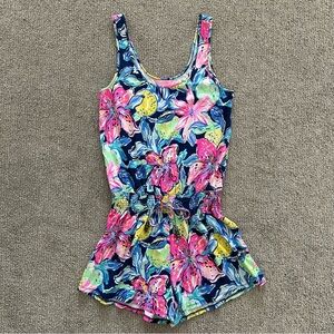 Lilly Pulitzer Tala Romper in Nauti Navy Capri Sun Pink‎ Size Small